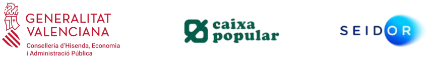 Logo Generalitat Valenciana, Caixa popular i Seidors